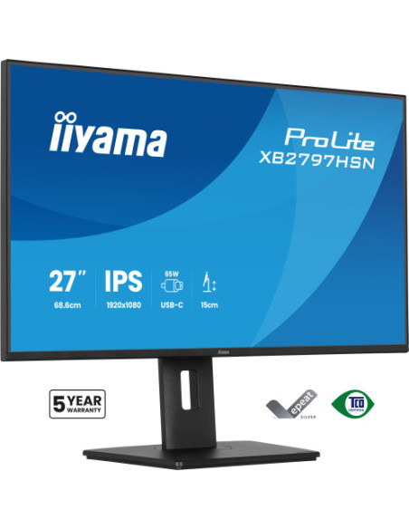 MONITOR IIYAMA, 27", IPS, 4-SIDE SLIM BEZEL 1920X1080 100HZ