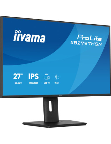 MONITOR IIYAMA, 27", IPS, 4-SIDE SLIM BEZEL...
