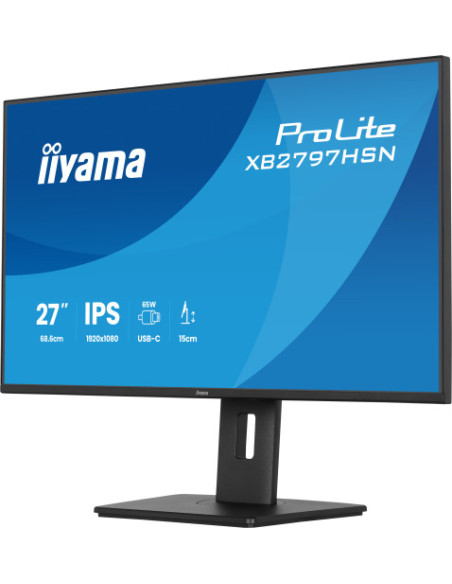 MONITOR IIYAMA, 27", IPS, 4-SIDE SLIM BEZEL 1920X1080 100HZ