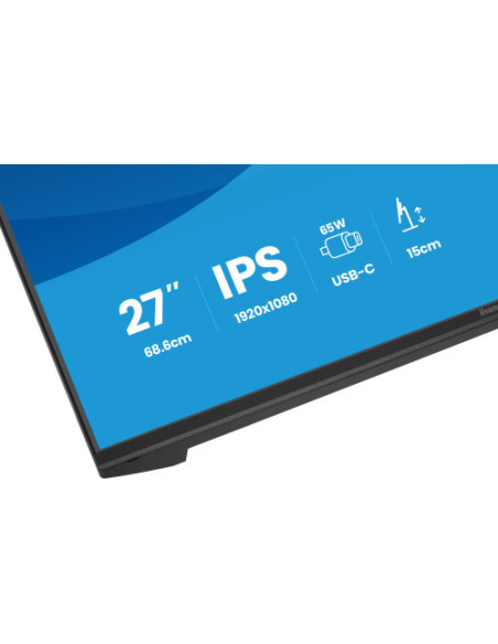 MONITOR IIYAMA, 27", IPS, 4-SIDE SLIM BEZEL 1920X1080 100HZ