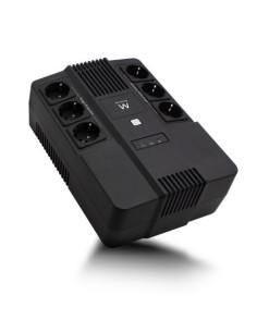 EWENT UPS 600VA LINE INTERACTIVE WITH AVR, 6 X CEE7/3 PORT