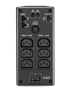 SAI APC BACK UPS PRO BR 900VA, 6 OUTLETS, AVR, LCD INTERFACE 2