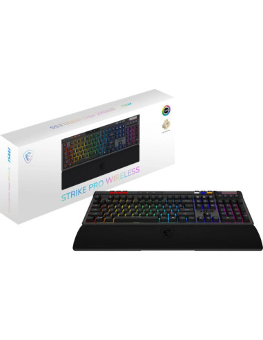 TECLADO MSI STRIKE PRO WIRELESS SILENT ES