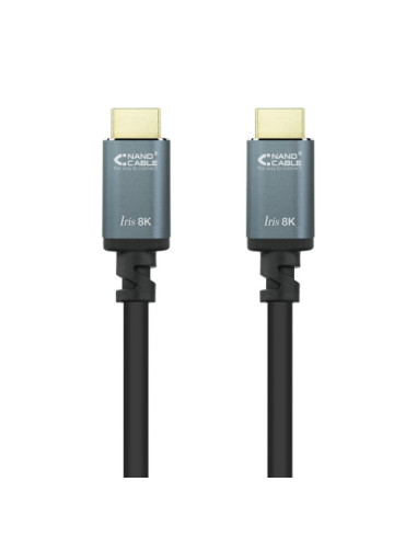 NANOCABLE  CABLE HDMI 2.1 IRIS 8K A/M-A/M NEGRO...