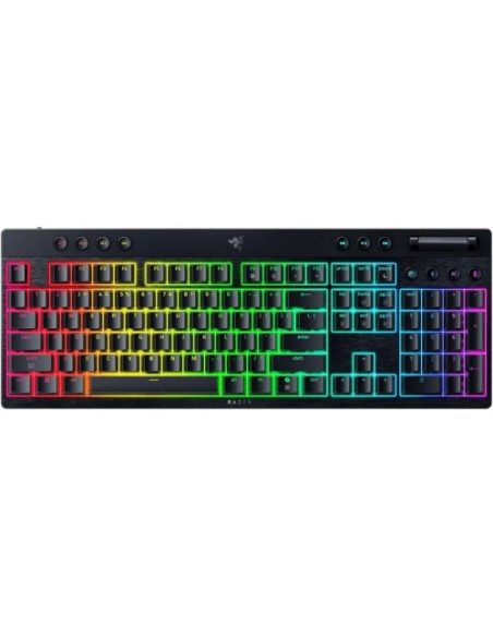 TECLADO RAZER BLACKWIDOW V4 LOW PROFILE HYPERSPEED GREEN SWITCH (US LAYOUT) (RZ03-05270100-R3M1)