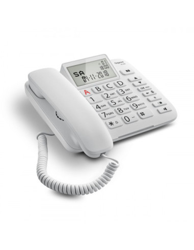 SIEMENS -GIGASET TELEFONO FIJO DL380 BLANCO