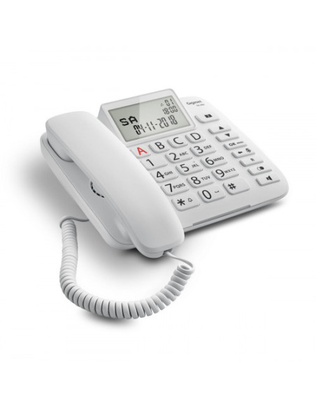 SIEMENS -GIGASET TELEFONO FIJO DL380 BLANCO