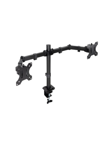 TOOQ SOPORTE DE MESA PARA DOS PANTALLA 17-27". MAX.8 KG. NEGRO (DB1802TN-B)