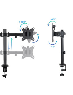 TOOQ SOPORTE DE MESA PARA DOS PANTALLA 17-27". MAX.8 KG.... 2