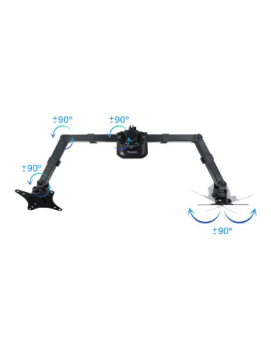 TOOQ SOPORTE DE MESA PARA DOS PANTALLA 17-27"....