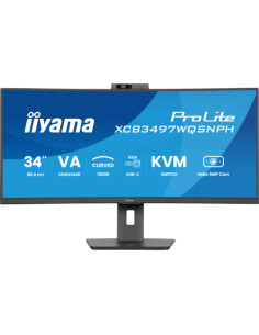 MONITOR IIYAMA PROLITE XCB3497WQSNPH-B1, 34", CURVO VA,... 2