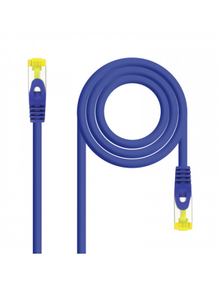 NANOCABLE CABLE RED LATIGUILLO RJ45 LSZH CAT.6A SFTP AWG26, AZUL, 0.5 M (10.20.1900-BL)