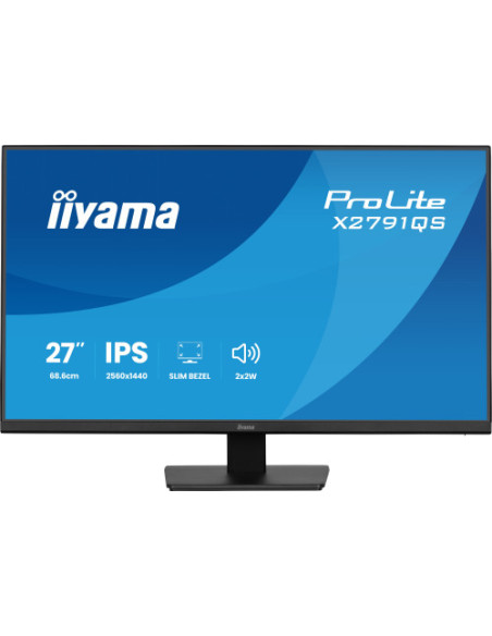 MONITOR IIYAMA 27" IPS, 4-SIDE SLIM BEZEL 2560x1440 75HZ
