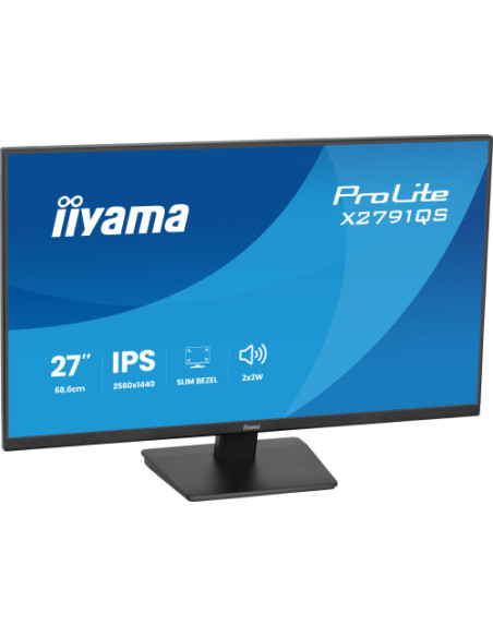 MONITOR IIYAMA 27" IPS, 4-SIDE SLIM BEZEL 2560x1440 75HZ
