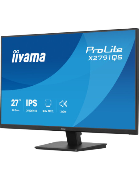 MONITOR IIYAMA 27" IPS, 4-SIDE SLIM BEZEL 2560x1440 75HZ