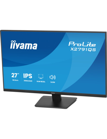 MONITOR IIYAMA 27" IPS, 4-SIDE SLIM BEZEL 2560x1440 75HZ