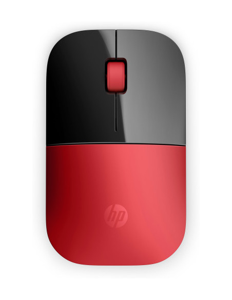 RATÓN HP Z3700 AMBIDIESTRO RF INALÁMBRICO ÓPTICO 1200 DPI V0L82AA ROJO Y NEGRO