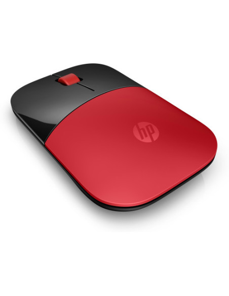 RATÓN HP Z3700 AMBIDIESTRO RF INALÁMBRICO ÓPTICO 1200 DPI V0L82AA ROJO Y NEGRO