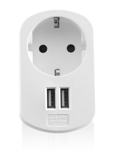 EWENT CARGADOR TABLET/ SMARTPHONE. 3.1A. 2 X USB. CON...