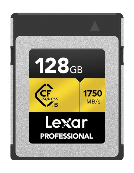 LEXAR 128GB PROFESSIONAL CFEXPRESS™ TYPE-B CARD, UP TO 1750MB/S READ 1500MB/S WRITE