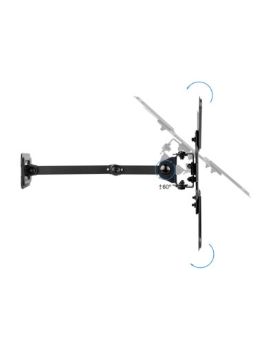 TOOQ SOPORTE PARED PANTALLAS 13-43" GIRA/INCLI...