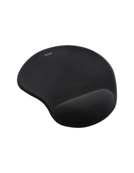 TOOQ ALFOMBRILLA RATON ERGONOMICA GEL, NEGRO