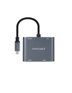 NANOCABLE CONVERSOR USB-C MACHO A HDMI HEMBRA, VGA... 2