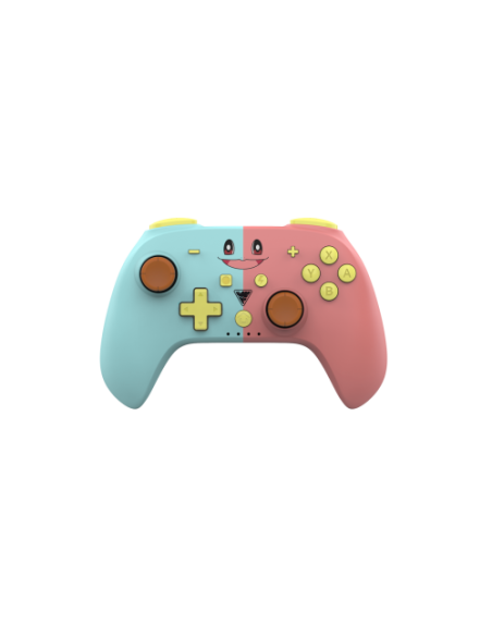 DRAGONSHOCK - POPTOP COMPACT BLUETOOTH WIRELESS CONTROLLER PINK AND BLUE (POKE) FOR NINTENDO SWITCH & SWITCH OLED