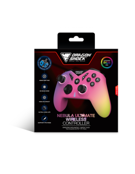 DRAGONSHOCK - NEBULA ULTIMATE - PRO WIRELESS CONTROLLER CANDY  FOR PC & MOBILE / COMPATIBLE NINTENDO SWITCH & SWITCH 2