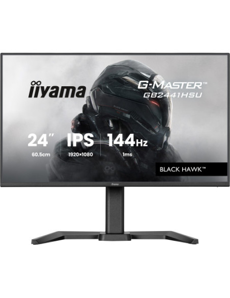 MONITOR IIYAMA 24 PULGADAS RESOLUCION FULL HD (1920X1080), PANEL IPS, 1 MS (MPRT), 100 HZ, BRILLO 250, CONTRASTE 1300:1, HDMI, D