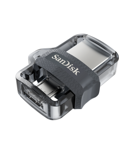 SANDISK ULTRA DUAL DRIVE M3.0 64GB GREY & SILVER