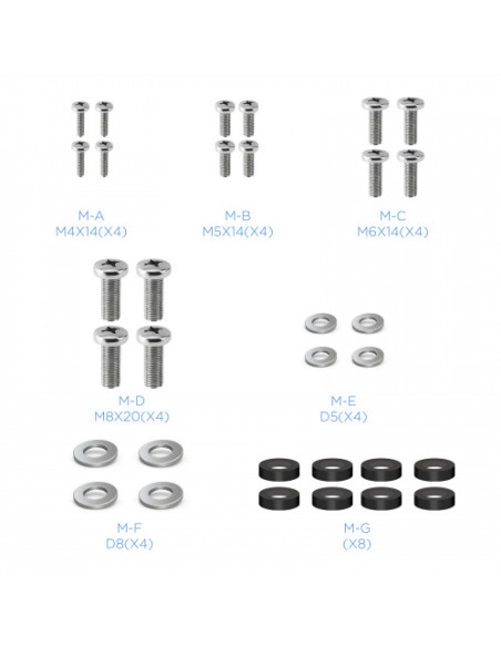 TOOQ SOPORTE DE PARED PARA PANTALLAS 23"- 42" LP1242F-B