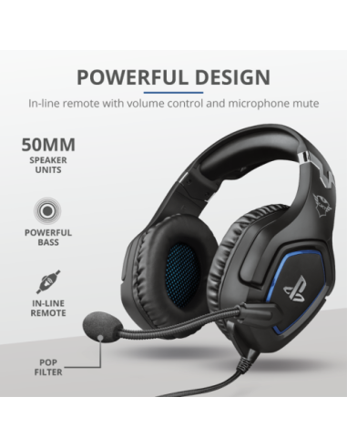 TRUST AURICULARES GXT 488 FORZE PS4 GAMING...