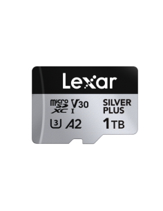 LEXAR 1TB MICROSDXC UHS-I HIGH-PERFORMANCE SILVER PLUS UP...