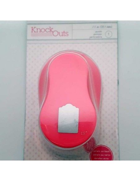 PERFORADORA EN FORMA DE ETIQUETA 15" 38.1MM