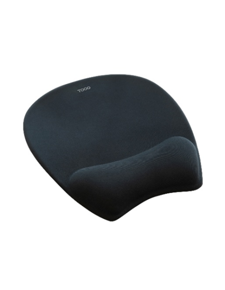 TOOQ ALFOMBRILLA RATON ERGONOMICA MEMORY FOAM, NEGRO