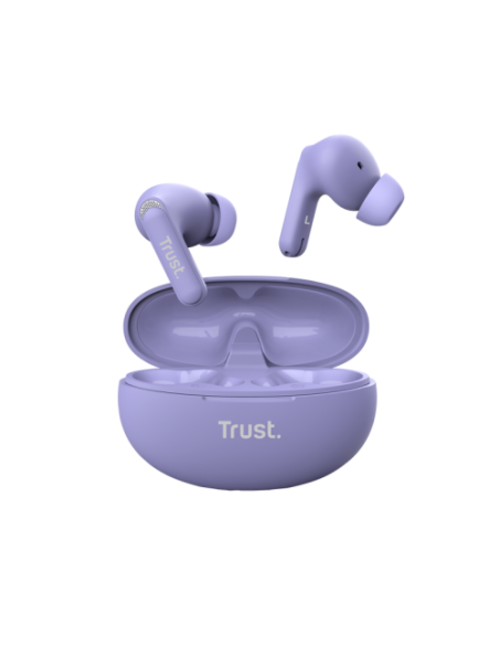 TRUST YAVI BT ENC EARBUDS PURPLE