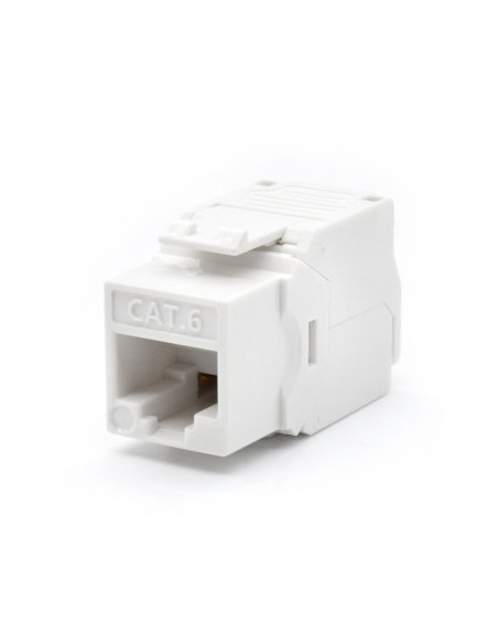 WP CAT 6, MODULO KEYSTONE, SIN BLINDAJE, TOOLFREE, COLOR BLANCO
