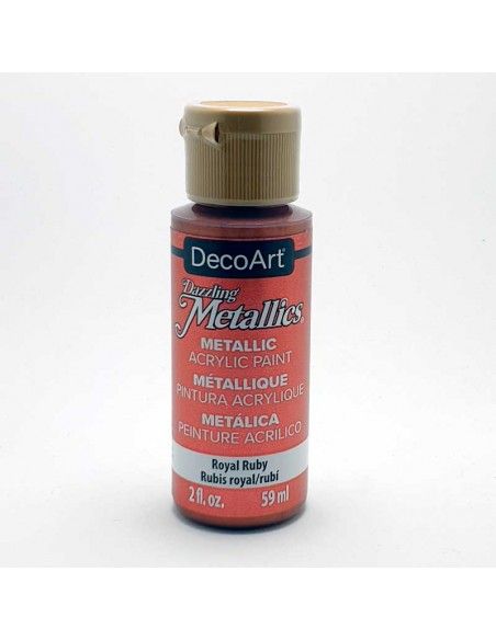 ACRILICO AMERICANA METALIZADO DA074ROYAL RUBY