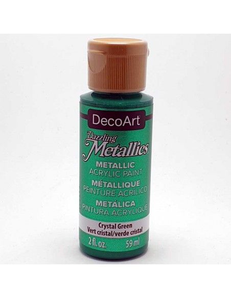 ACRILICO AMERICANA METALIZADO DA076 VERDE CRISTAL