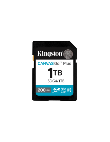 KINGSTON 1TB SDXC CANVAS GO PLUS GEN4 200MB/S C10 UHS-I U3 V30