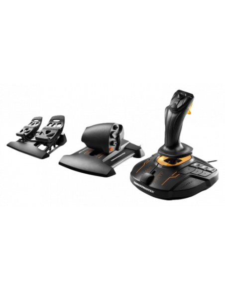 THRUSTMASTER JOYSTICK + MANDO DE POTENCIA + PEDALES T16000M FCS FLIGHT PACK - PC