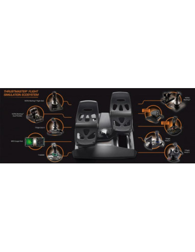 THRUSTMASTER JOYSTICK + MANDO DE POTENCIA +...