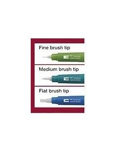 PACK DE 3 PINCELES CON DEPÓSITO PARA ACUARELA TOMBOW 2