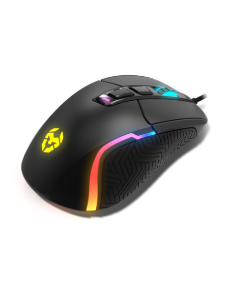 KROM RATON GAMING KICK. OPTICO 800-6200 DPI. RGB RAINBOW. USB 1.5M