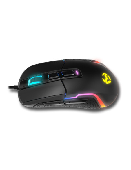 KROM RATON GAMING KICK. OPTICO 800-6200 DPI. RGB RAINBOW. USB 1.5M