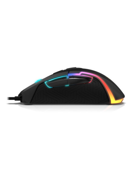 KROM RATON GAMING KICK. OPTICO 800-6200 DPI. RGB RAINBOW. USB 1.5M