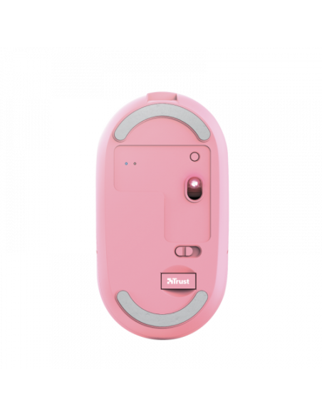 TRUST RATON PUCK INALAMBRICO RECARGABLE  ULTRAFINO ROSA (24125)