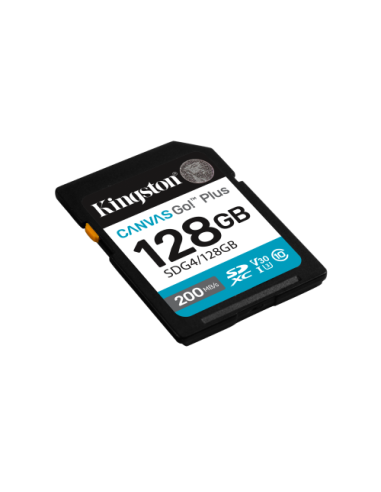 KINGSTON 128GB SDXC CANVAS GO PLUS GEN4 200MB/s...