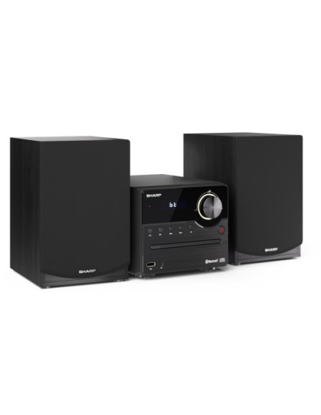 SHARP XL-B512(BK) MICRO SOUND SYSTEM CON FM, BT, CD-MP3, USB, 45W, BLACK